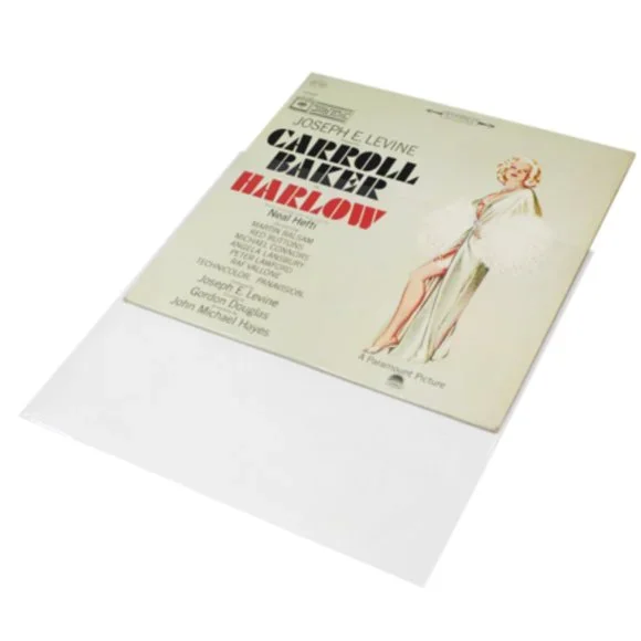 12" LP Vinyl Record Crystal Clear Plastic Outer Sleeves (100 Pack) - Picture 4 of 4